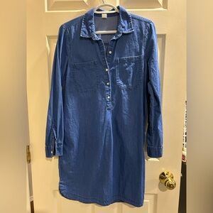 Old Navy Classic Blue Shirt Dress